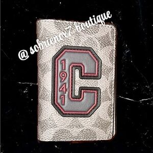 [NWT]Coach Men’s Gray Card Holder